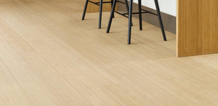 BambusPlank™ Nordic Grey, hvit mattlakk