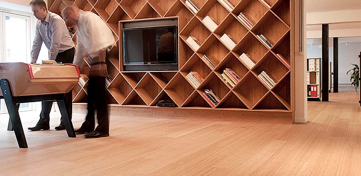 Bambus LamellPlank™ Klikk Karbonisert olje