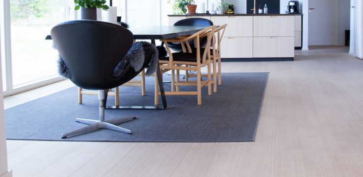 Bambus LamellPlank™ klikk Nordic Grey mattlakk