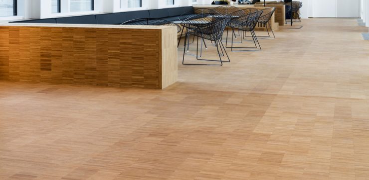 Bambus Høykantparkett™ Karbonisert 15 mm