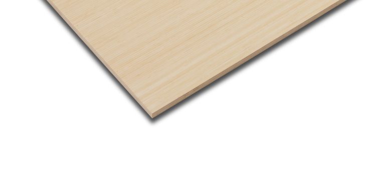Bambusplate Natur Vertikal 30x2440x1220 mm