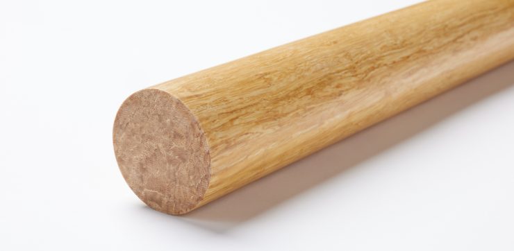 Bambus Rundstokk Ekstrem Natur, Matlakk Ø56mm