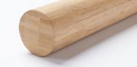 Bambus Rundstokk Karbonisert, Ubehandlet Ø56mm-0