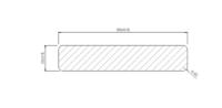Bambus Fasadeliste Pro™, Cognac 100mm - FSC®-2