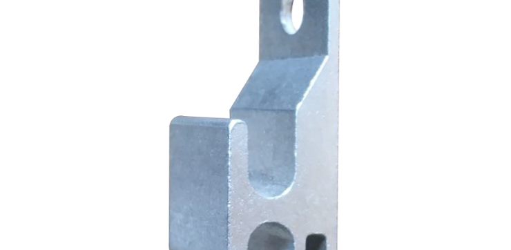 Monteringsklips, aluminium, m/skrue kasse á 100sæt