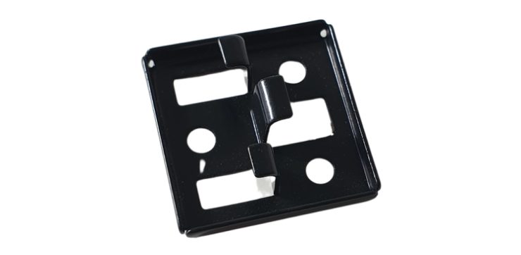 Monteringsklips, rustfri m/skrue kasse á 100sett