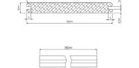 FSC Bambus FacadePlank Pro™, Konjakk 12mm-2